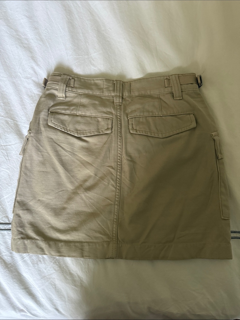 Beige Cargo Pocket Mini Skirt by TNA - Picture 2 of 3